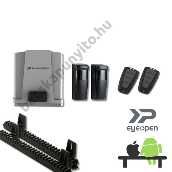 POWERTECH-PL500 tolókapu nyitó szett fotocellával